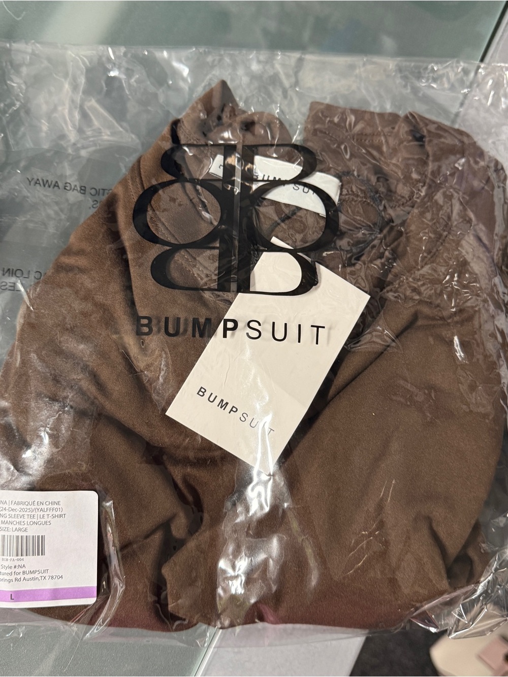 Bumpsuit Women's Long Sleeve Tee in Brown
